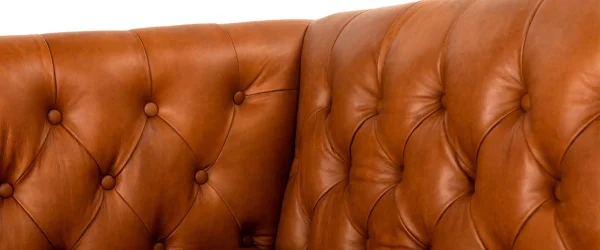 Eastside Oxford Spice Leather 3 Seater Sofa