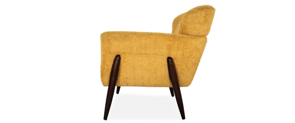Bowl Yellow Fabric Armchair