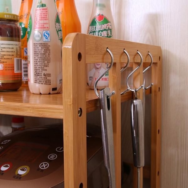 Multifunction practical Kitchen shelf Microwave Oven Rack - Image 3
